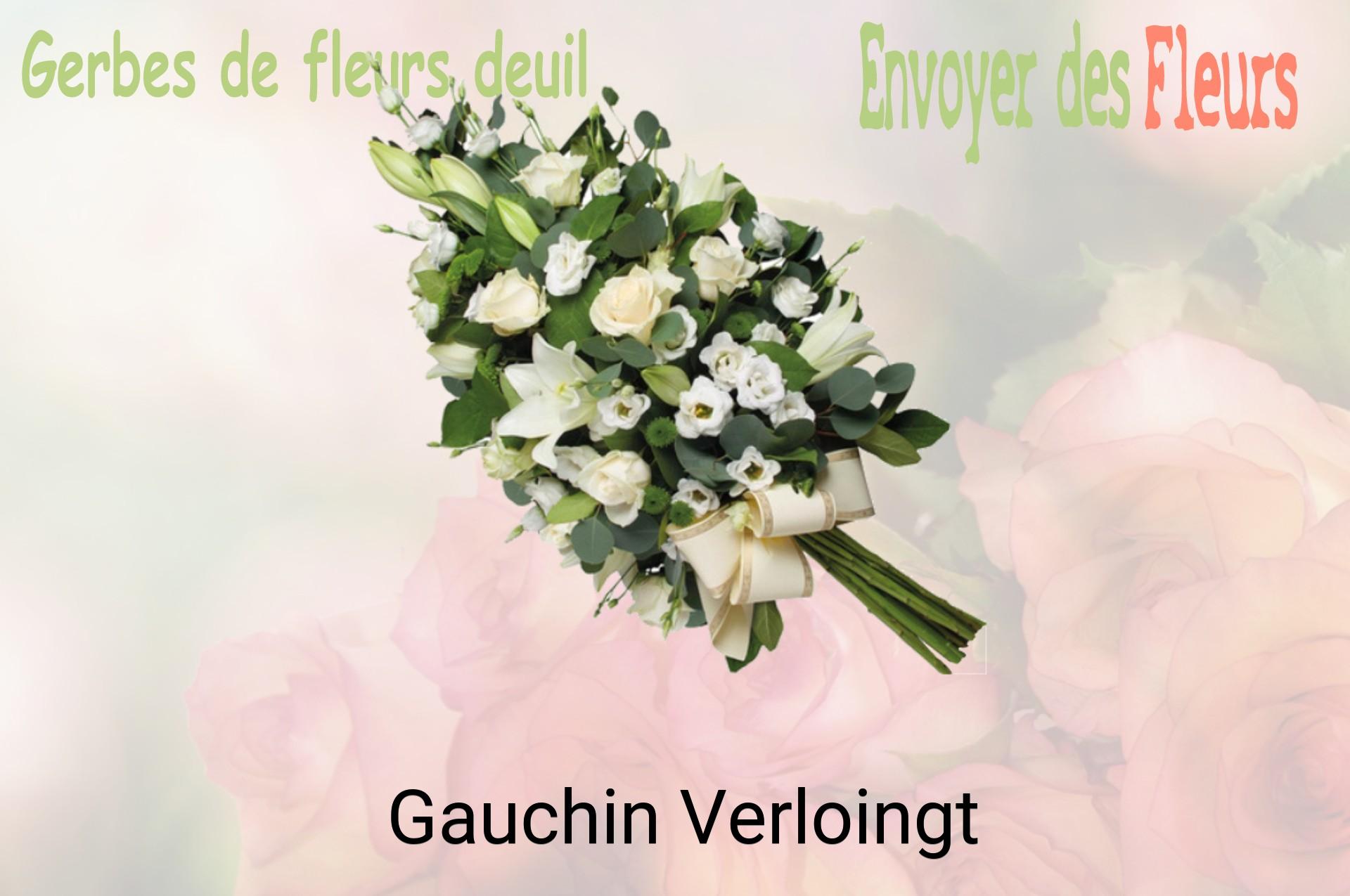 Gerbe de fleurs de deuil livrée à Gauchin-Verloingt